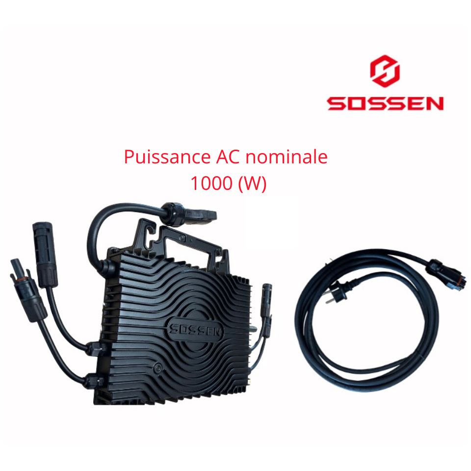 Kit Solaire Balcon 800W SOSSEN SL02-800 _ Micro-onduleur Solaire Plug And Play